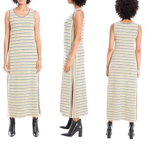 MAX STUDIO
Stripe Maxi Tank Dress in the Size Large